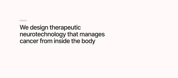 Coherence | Reprogramming Cancer from Within with Therapeutic Neurotechnology - Landing design inspiration
