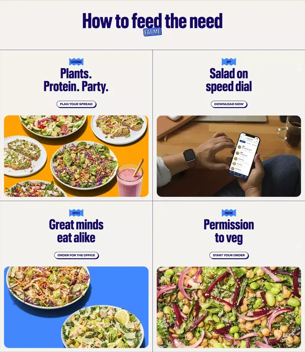 Salad Near Me | Just Salad - Landing design inspiration