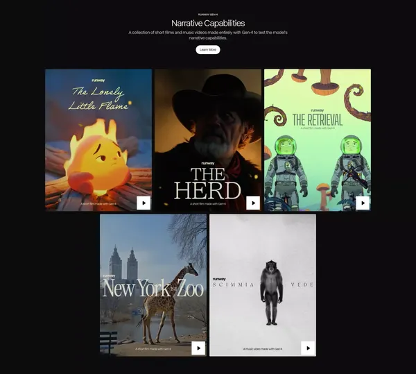 Runway | Tools for human imagination. - Landing design inspiration