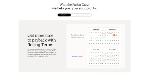 Parker - Landing design inspiration
