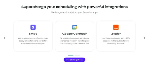 Effortless Online Scheduling Tool for Teams - YouCanBookMe - Landing design inspiration