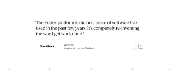 Endex | The autonomous financial analyst - Landing design inspiration