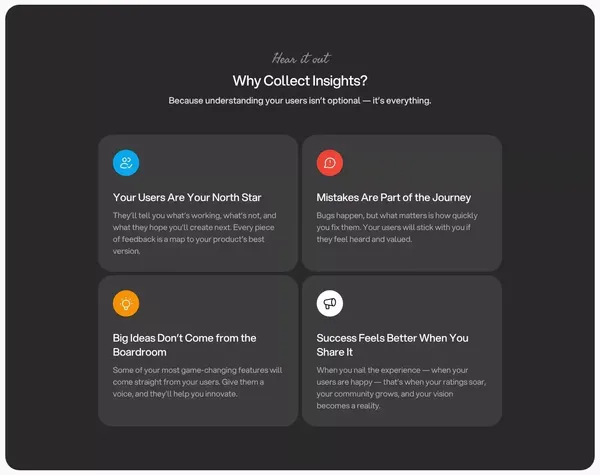 qatch up with your product! - Landing design inspiration