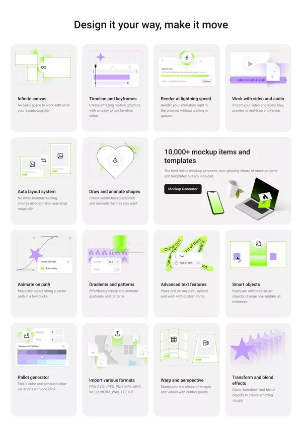 Artboard Studio: Design and Animate Like Never Before - Landing design inspiration