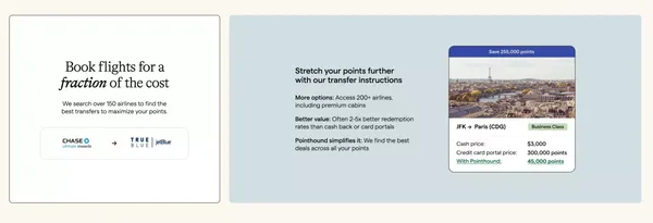 Pointhound - Landing design inspiration