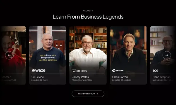 Augment.org | The Best MBA Alternative - Landing design inspiration