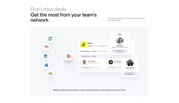 Harmonic.ai - The complete startup database - Landing design inspiration