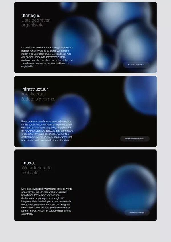 Data Partner - Samen brengen we data tot leven | Stofloos - Portfolio design inspiration