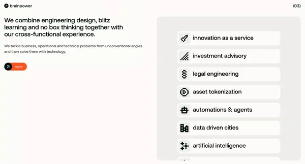 (dot)connect - Landing design inspiration