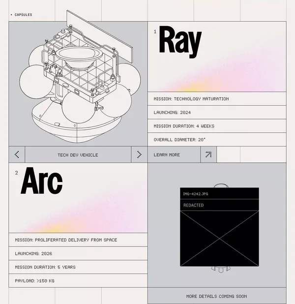 Inversion - Landing design inspiration