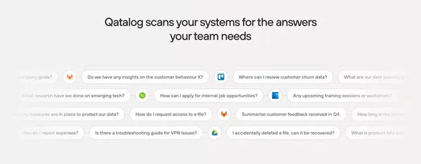 One search bar for your business | Qatalog - Landing design inspiration
