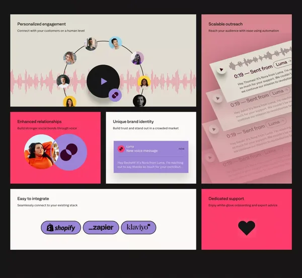 Para | Personalized Voice Messaging for Pioneering Brands - Landing design inspiration