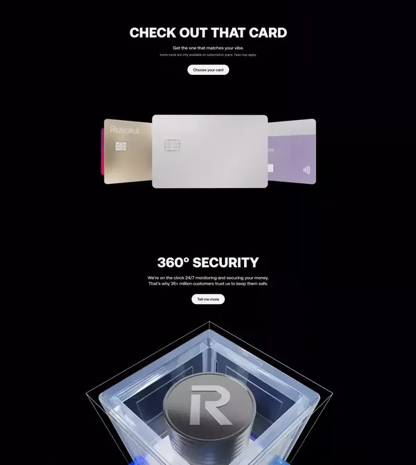 Revolut | All-in-one Finance App for your Money | Revolut FR - Landing design inspiration