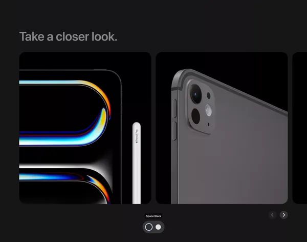 iPad Pro - Apple - Landing design inspiration