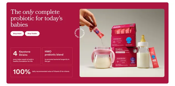 Persephone Biosciences - Ecommerce design inspiration