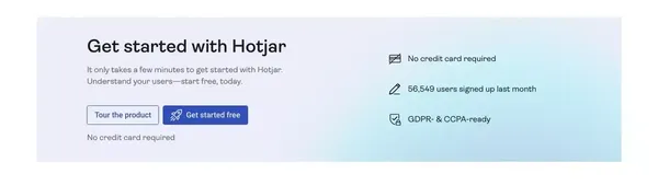 Hotjar: Website Heatmaps & Behavior Analytics Tools - Landing design inspiration