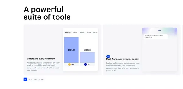 Public.com - Stocks, Treasuries & Crypto Investing App - Landing design inspiration