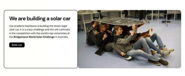 Solaride - Landing design inspiration