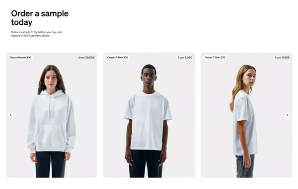 Premium Custom Merch | Assembly - Landing design inspiration