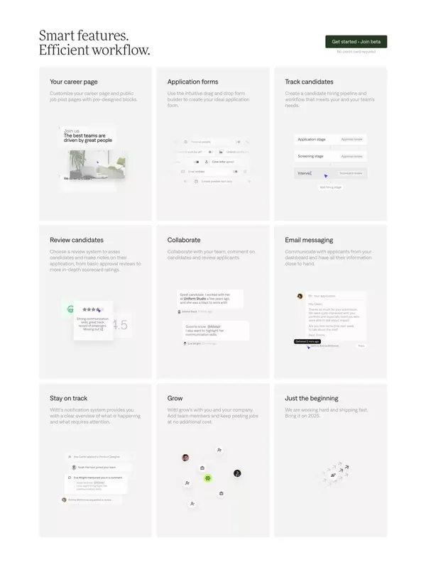 Wittl • Make hiring a wittl more human - Landing design inspiration