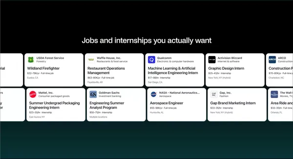 Handshake: Careers start here | Handshake - Landing design inspiration