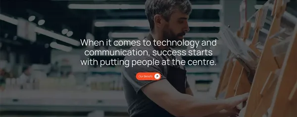 Intelligent Communications Experiences - Landing design inspiration