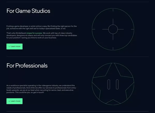 StrideQuest - Landing design inspiration