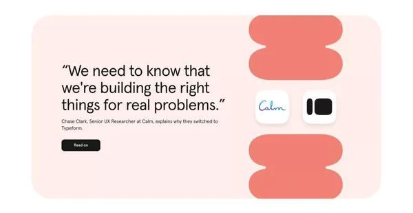 Typeform: People-Friendly Forms and Surveys - Landing design inspiration