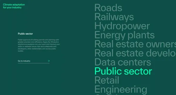 7Analytics - Landing design inspiration