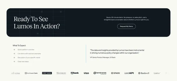 Lumos - Landing design inspiration