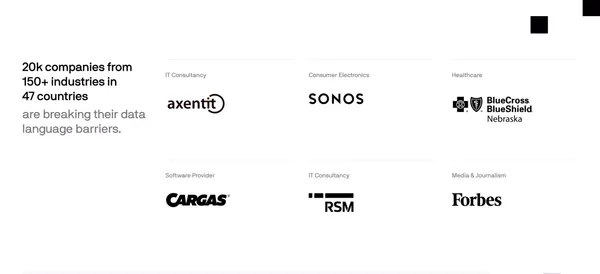 eOne Solutions - Landing design inspiration