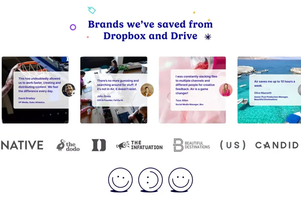 The Creative Operations system for Marketers | Air - Landing design inspiration