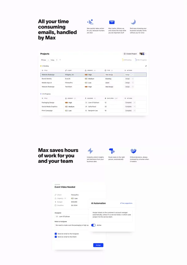 Headroom — Custom Software, Built for Your Business - Landing design inspiration