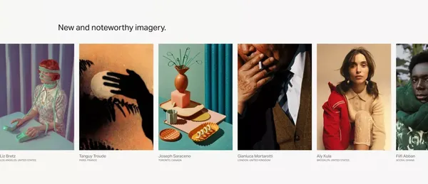 The New Standard in Photo Licensing | Stills - Landing design inspiration