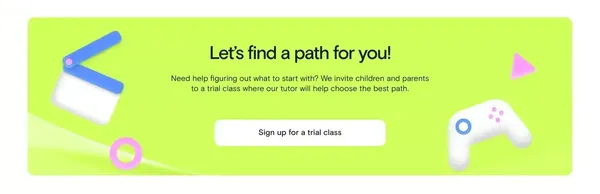 Online platform for digital skills | Kodland Home - Landing design inspiration