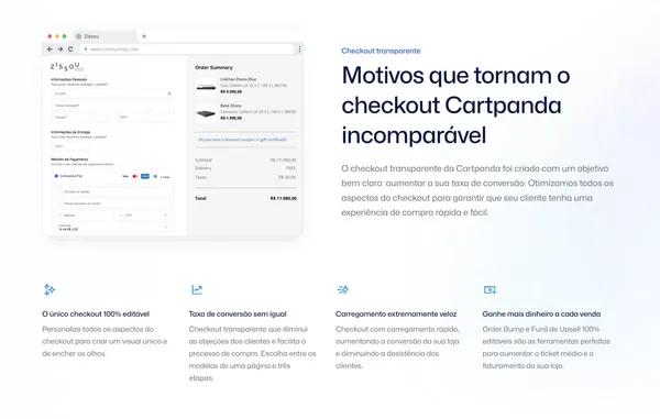 Cartpanda - Landing design inspiration