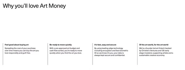 Art Money - Landing design inspiration