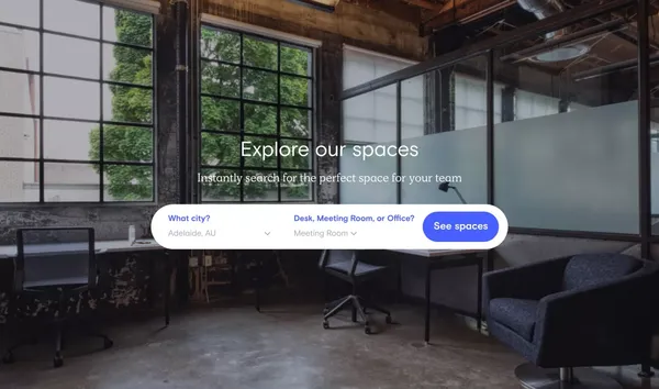Coworking Spaces & Shared Offices | Deskpass - Landing design inspiration