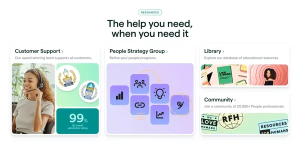People Management Platform | Performance and Engagement Software | Lattice - Landing design inspiration