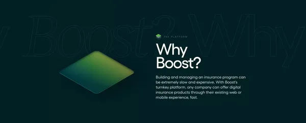Boost - The Digital Insurance Platform - Landing design inspiration