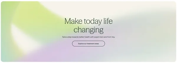 Your Proactive Companion for Healthy Living | Voy - Landing design inspiration