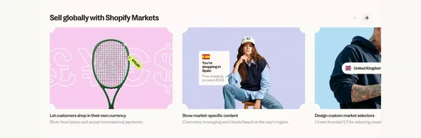 Framer Commerce | Shopify x Framer - Landing design inspiration
