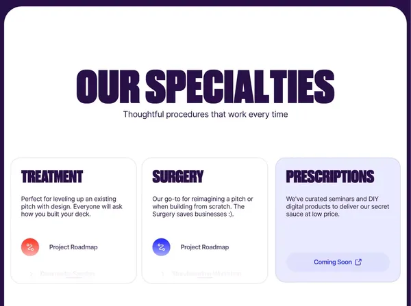 Deck Doctors - Landing design inspiration