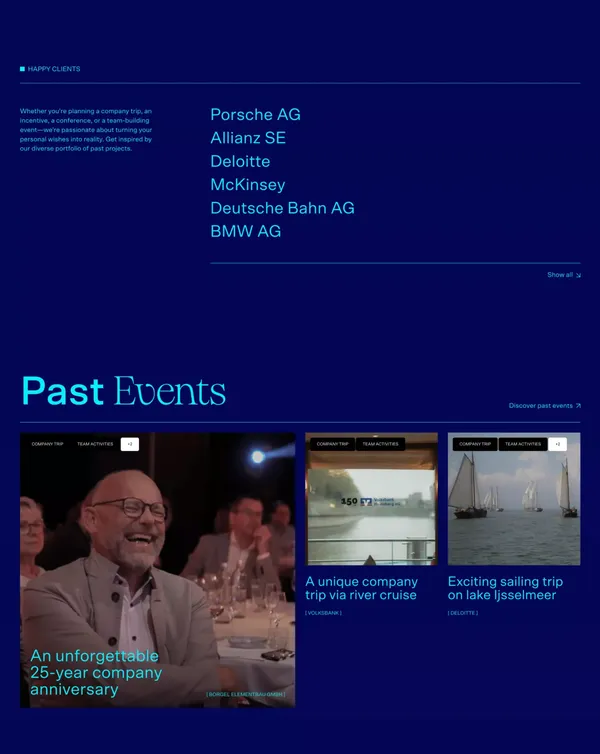 Canals and Windmills - Portfolio design inspiration