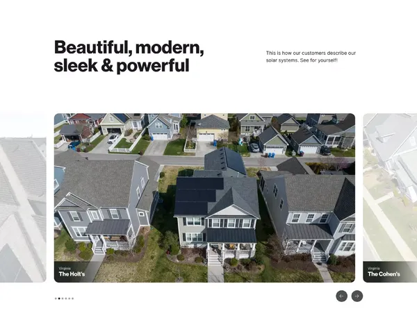 ION Solar | Solar that’s easy, efficient & stress free. - Landing design inspiration