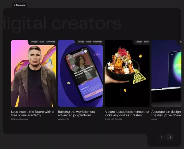 No-Code Agency & Webflow Partner for Ambitious Brands | Cut the Code - Landing design inspiration