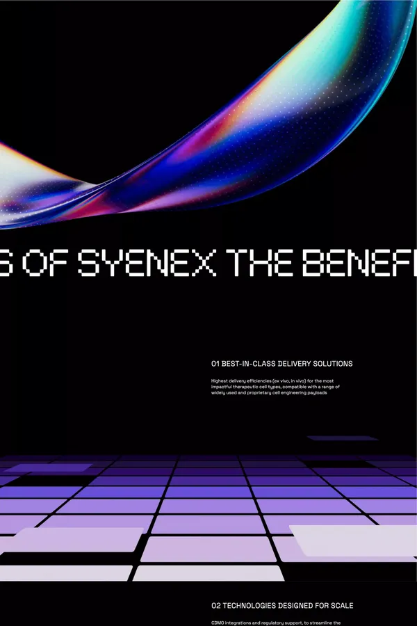 Syenex - Landing design inspiration