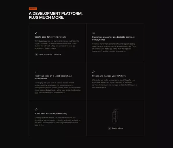 Platform - Landing design inspiration