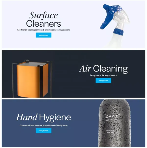 Chemical Free Cleaning Products | Tersano Products UK | Purozo - Landing design inspiration