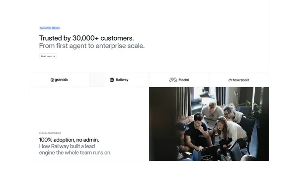 Attio: The CRM for agentic revenue - Landing design inspiration